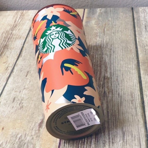 * STARBUCKS Hibiscus Floral Tumbler - Picture 6 of 6